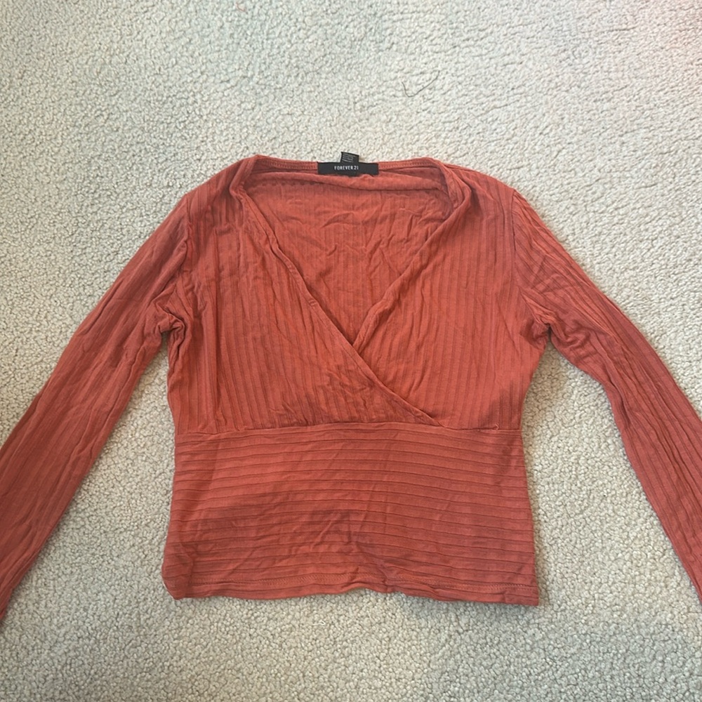 Long Sleeve Crop Top